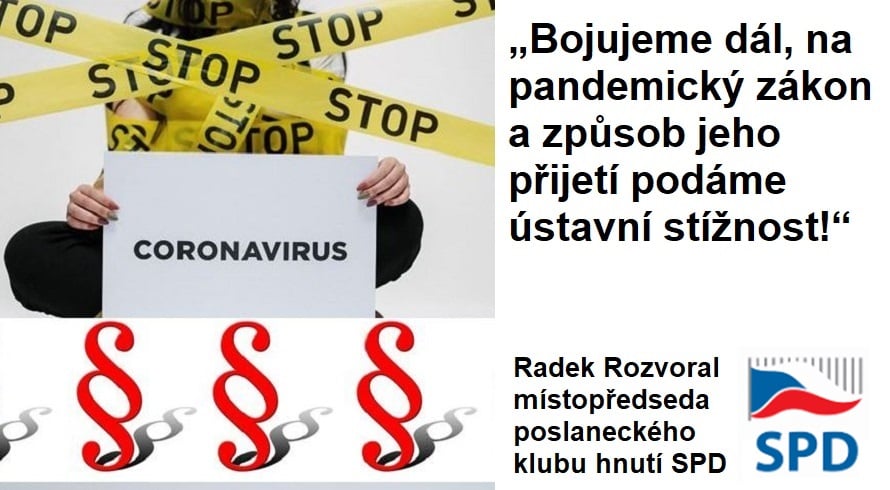 Radek Rozvoral, mistopředseda poslaneckého klubu hnutí SPD