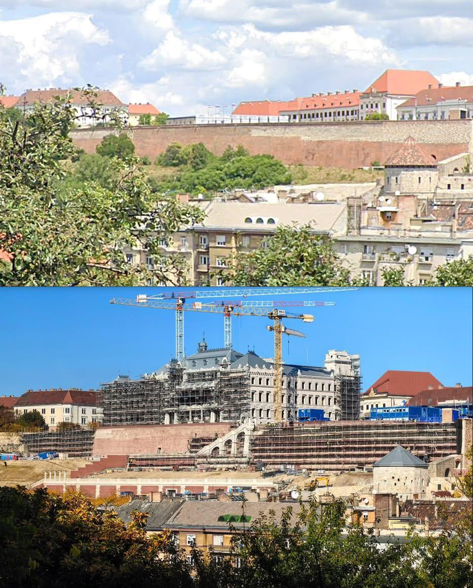 V rámci tzv. Národního Hauszmannova programu vyrůstají na Budském hradě kopie staveb zničených za druhé světové války a po ní, a stavby zbývající jsou jedna po druhé rekonstruovány