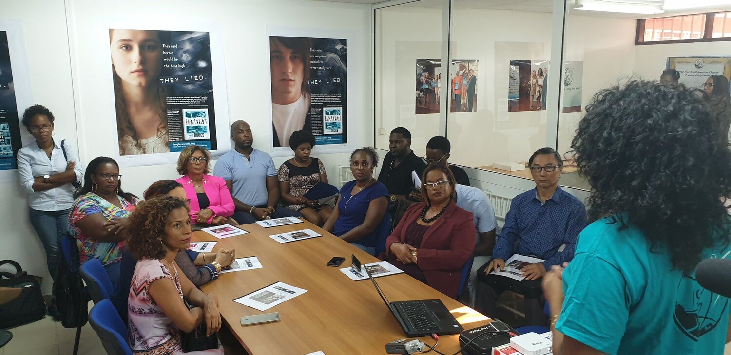 Organizace pro svět bez drog (Drug-Free World) otevřela novou kancelář ve Francouzské Guyaně