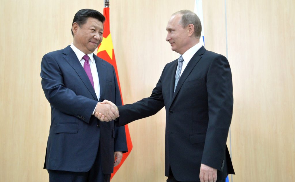 Xi Jinping Vladimír Putin 