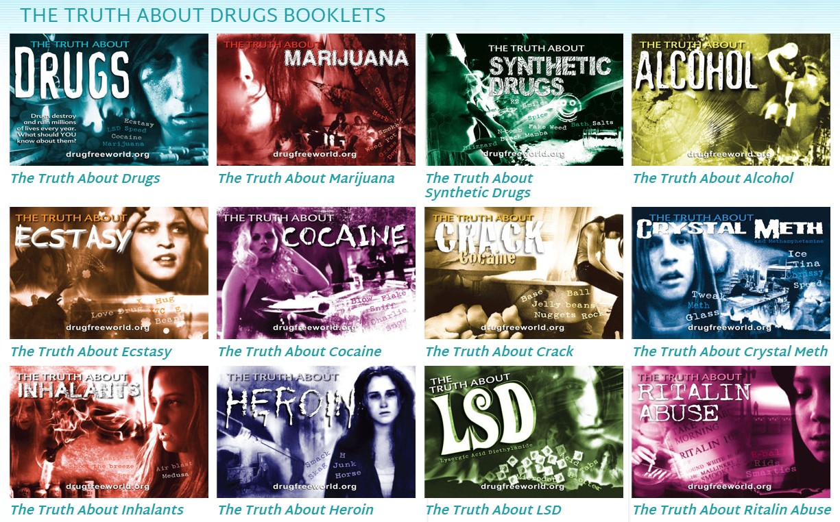 brožurky o drogách