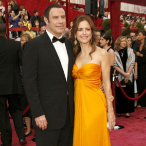 americký herec John Travolta a jeho manželka americká herečka Kelly Preston