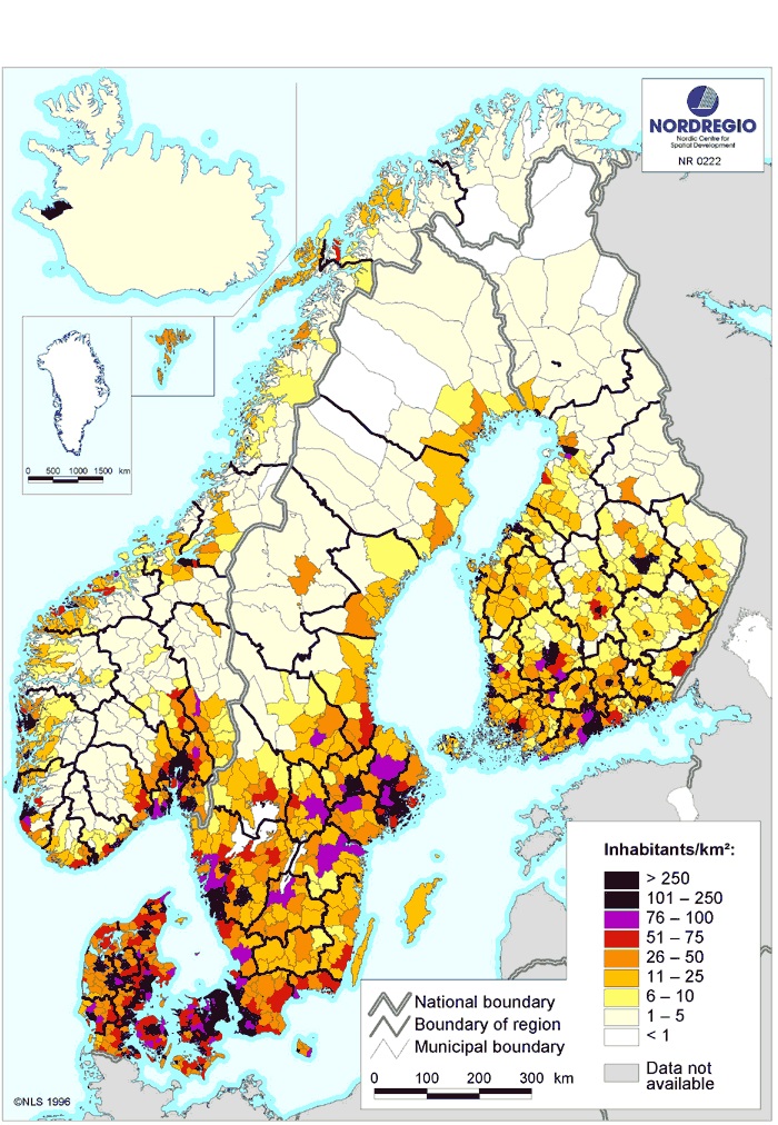 Většina norské populace se tedy soustředí na jih, kde funguje zemědělství, na pobřeží, kde můžete rybařit, a na Oslo a Bergen, kde můžete dělat obojí a obchodovat.