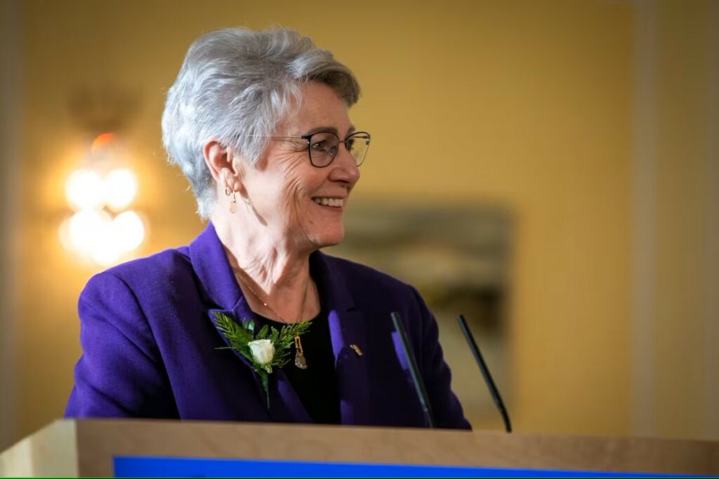 Ministryně financí BC Katrine Conroyová řekla, že nemůže zrušit smlouvu o řece Columbia a dodala, že provincie je povinna nasměrovat vodu do USA „pro ochranu před povodněmi, pro účely výroby energie a také pro ryby“. Fotografie pořízená v prosinci 2022