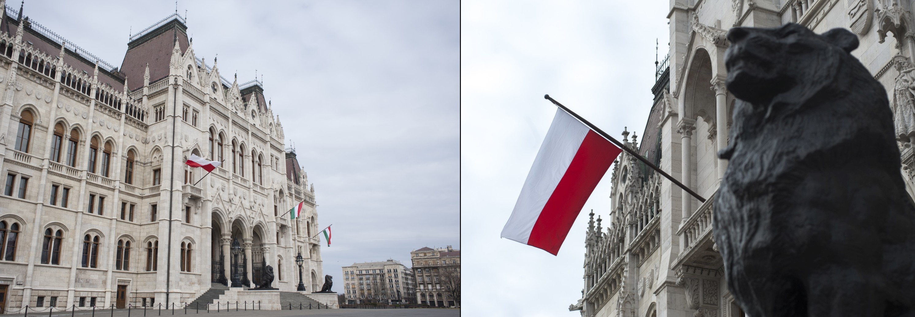 U příležitosti maďarsko-polského dne přátelství bude na úterý 23. března na návrh maďarského parlamentu a předsedy polského Sejmu vztyčena na průčelí parlamentu v Budapešti polská národní vlajka a polská státní vlajka budova parlamentu v maďarských národních barvách.