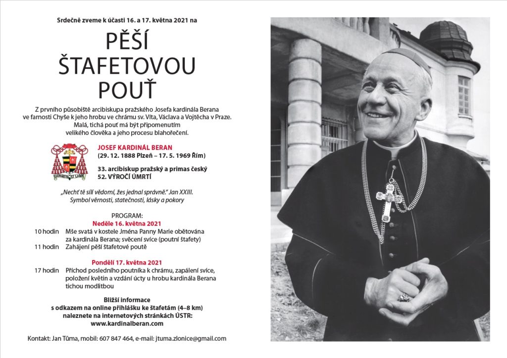Josef kardinál Beran arcibiskup pražský a primas český