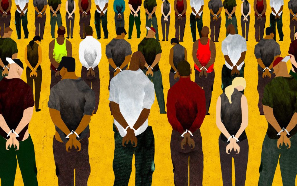 Vyobrazení některých z mnoha občanů, na které se zaměřuje kriminalizace užívání drog (Zdroj: © 2016 Brian Stauffer pro Human Rights Watch)