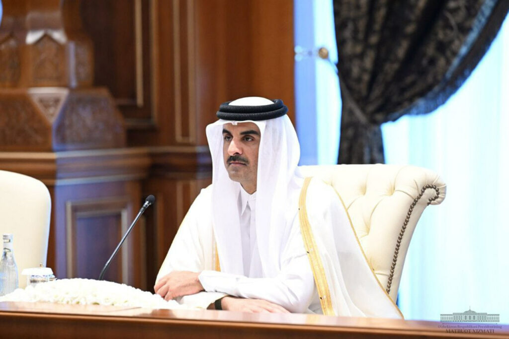 katarský emír šejk Tamim bin Hamad Al Thani